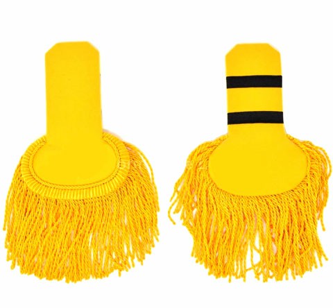 Shoulder Boards Fringe Silk Yellow Shoulder Epaulette