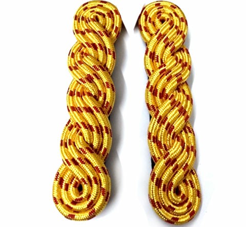 Red Gold Military Senior Officers Shoulder Board
