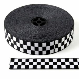 Assorted Police Cap Ribbon Black White
