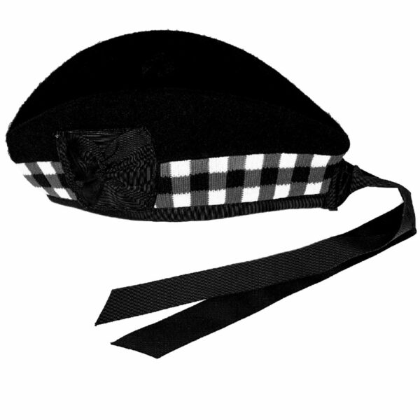 Men Traditional Glengarry Wool Piper Bonnet