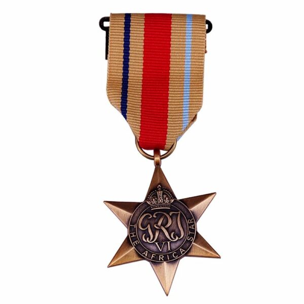 British Africa Star Brass Medal Ribbon British Africa Star Brass Medal Ribbon