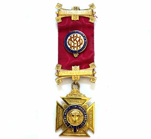 Masonic RAOB Medal to Bro Eric Waugh