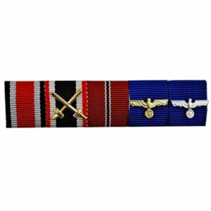 Long Service Ribbon Bar German Swords Ostfront