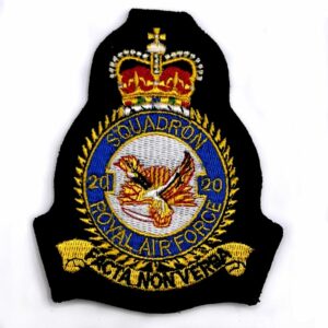 Royal Air Force 20 Squadron Machine Badge