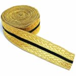 Green Gold Mylar Braid Lace Supplier
