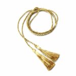 Gold Metallic Cord with Tassels