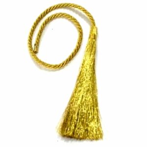 Gold Metallic Cord And Tassels