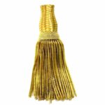 French Gold Metallic Bullion Wire Tassels