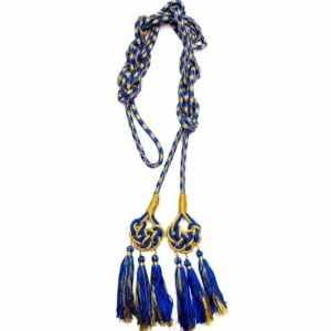 Celtic Blue Golden Knot Tessel