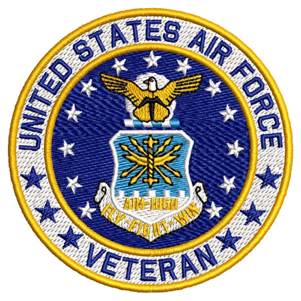 US Airforce Veteran Embroidery Badge US Airforce Veteran Embroidery Badge