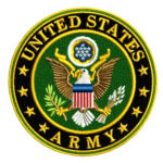 Military Eagle Crest Embroidered Badge