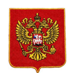 Russia Eagle Arms Embroidered Badge