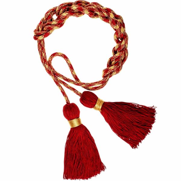 Red And Golden Alb Cincture Tessel Red And Golden Alb Cincture Tessel