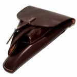 Walther WW2 PPK Pistol Belt Holster Brown Leather