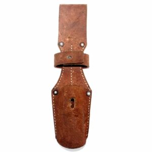 WW1 WW2 Brown Leather Bayonet Frog