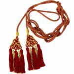 Cincture Red And Gold Tassels Luxury