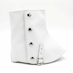 WW1 Scottish leather Spats White