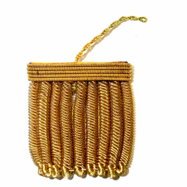 French Keychain Tassel Bullion Fringe French Keychain Tassel Bullion Fringe