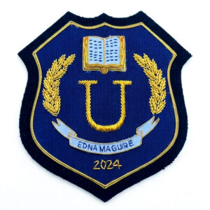 Customised Hand Embroidered Bullion Badge