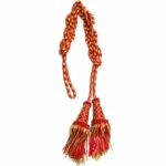 Red Gold Priest Cincture Knot Tessel