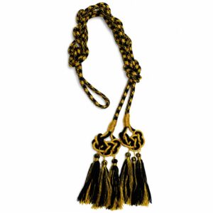Cincture Knot Gold Black Tessel