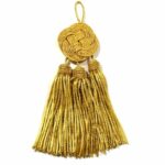 Bullion Tassel 3 Small Gold Knot Tassels