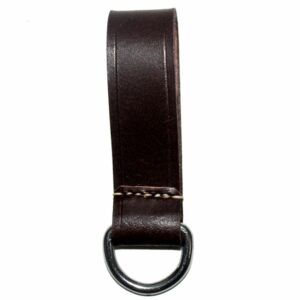 WW2 Dark Brown Belt Loop Strap D Ring