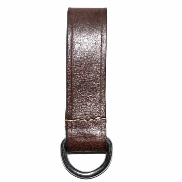WW1 Brown Leather D Ring Belt Loop