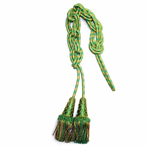 Cincture Green Gold Roman Tassels Cincture Green Gold Roman Tassels