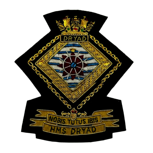 Dryad Royal Navy Blazer Badge Dryad Royal Navy Blazer Badge