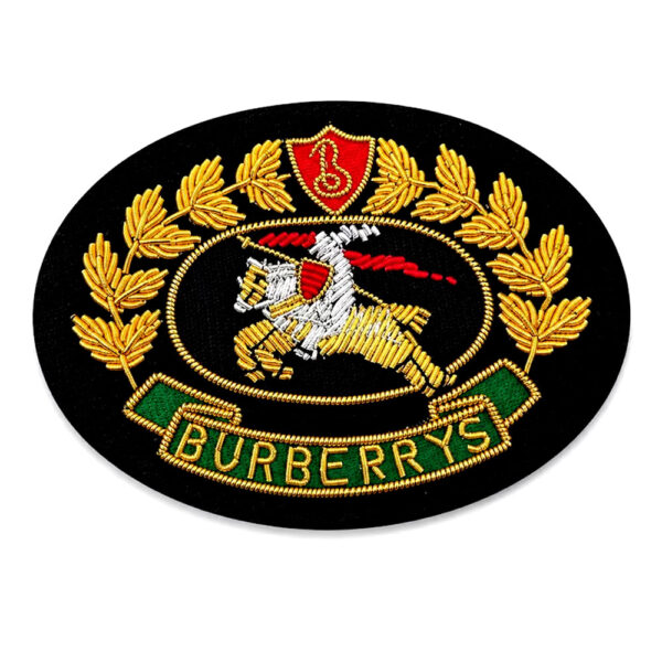 Bullion Burberrys Embroidered Badge