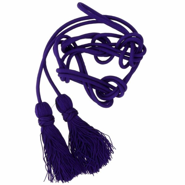Purple Monochrome Solomon Knot Cincture