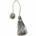 Silver Bullion Graduation Tassel