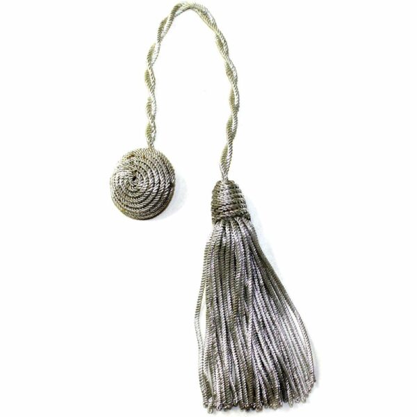 Silver Bullion Graduation Tassel
