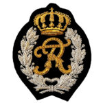Letter Hand Embroidered Bullion Badge
