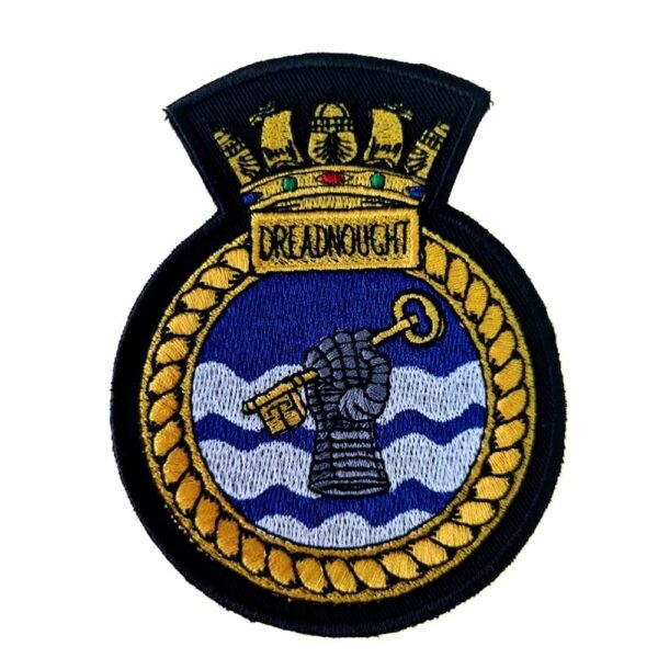 Dreadnought Emeroidered Badge Supplier
