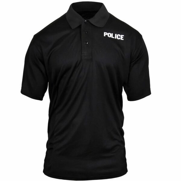 Black Police Officer Double Sided Shirt