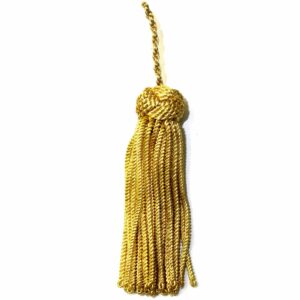Mini Gold Bullion Metallic Tassel