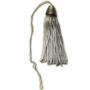 Uniform Metallic Silver Bullion Tassels