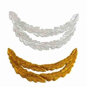 Double Oak Leaf Embroidery Peak
