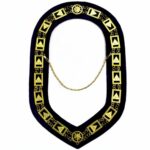 33 Degree Chain Collar Golden Plated