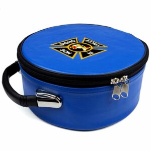 Knight Templar Embroidered Blue Cap Case