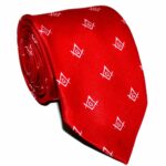 Silk Tie with Square Compass G Print