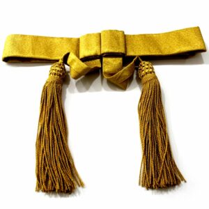 Military Waist Belt Sash Gold