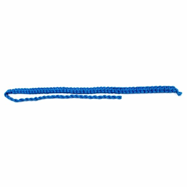 Custom Military Lanyard Silk Blue