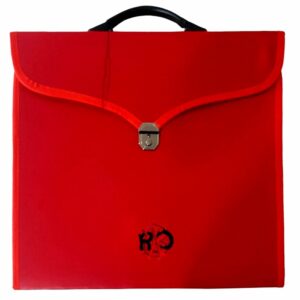 RAOB Embroidered Red File Cases