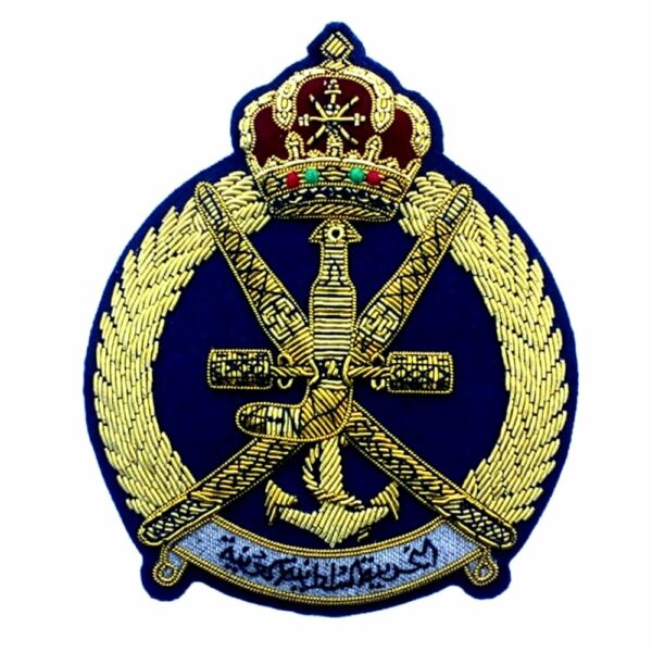 Bullion Wire Embroidery Badge