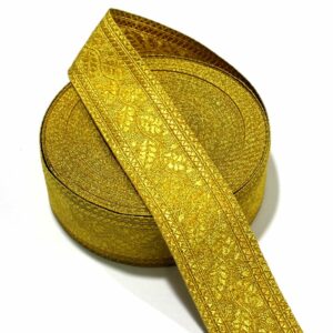 Oak Leaf Army Gold African Lace Pakistan