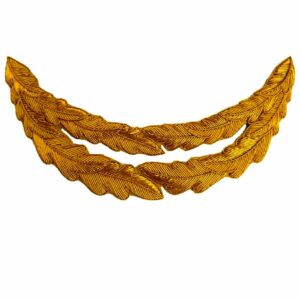 Double Row Oak Leaves Officer Peak Cap