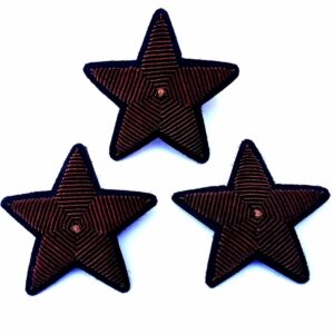 Bark Brown Bullion Wire Star